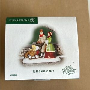 Department 56 Dickens Village To the Manor Born #799945